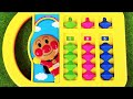 アンパンマン ANPANMAN おもちゃ そろばんで数字のお勉強して遊んだよ