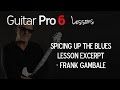 Frank Gambale - Spicing Up the Blues - Lesson Excerpt