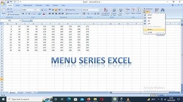 Trik Membuat Tabel Angka Seri Otomatis Menggunakan Menu Series Excel #tutorialexcel #belajarexcel
