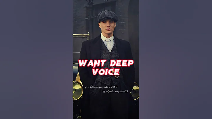 How to Get DEEP VOICE | *Proven Tips* | Have Deep Voice #shorts #fashion #fashionstyle #deepvoice