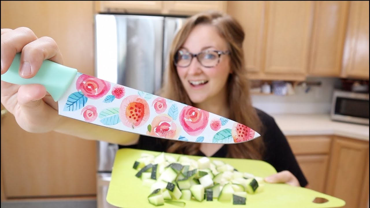 G.a HOMEFAVOR 5-piece Knife Set, Nonstick Coated with 5 Blade Guard REVIEW