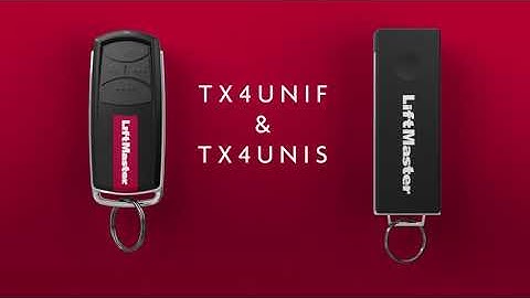 Programmation des émetteurs TX4UNIF/TX4UNIS sur LM60/80/100/130EVF, LM60/80/100EV LM60/80/100/130EVS