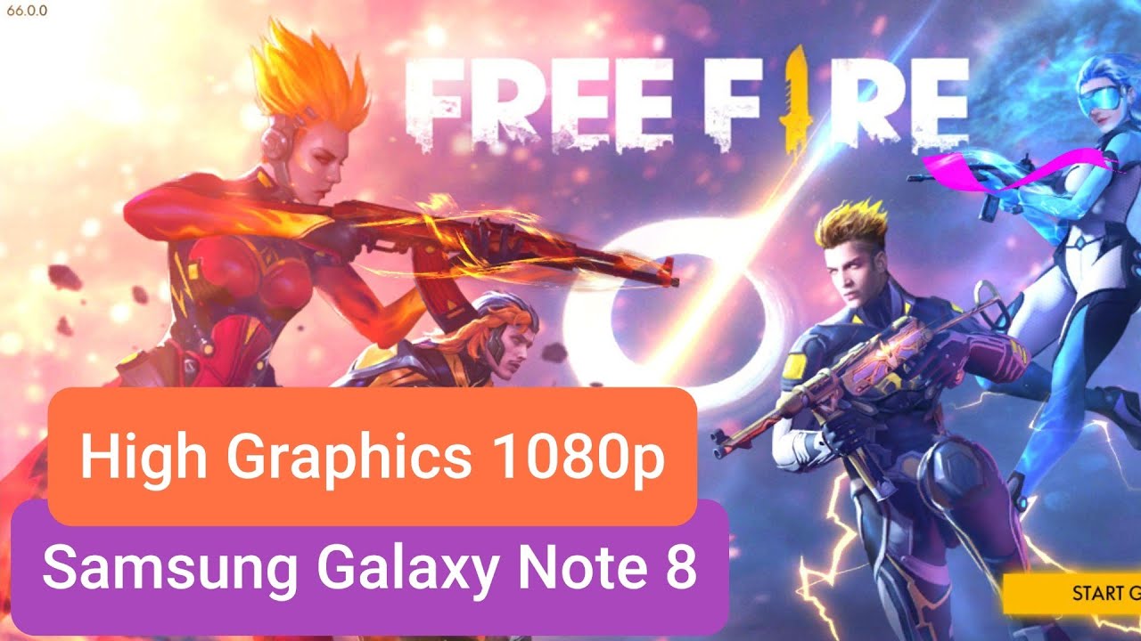 Free Fire Gameplay on Samsung Galaxy Note 8