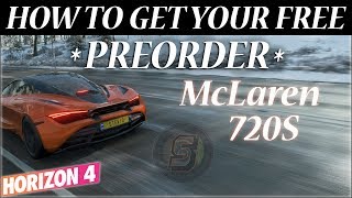 Forza horizon 4 - how to get your mclaren 720s preorder car. we got
more messages from xbox live with codes for the and a black jumper.
these ap...