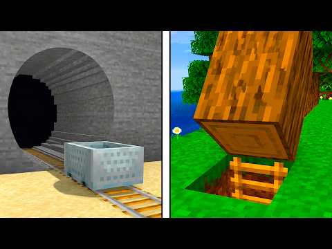 6 Ulovligt Hemmelige Baser i Minecraft!