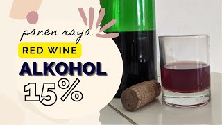 HASIL FERMENTASI ANGGUR MERAH BALI Red Wine Kadar Alkohol 15 Part 2