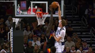 Khaman Maluach blocks his former Duke teammate Cooper Flagg at the rim!  Blocks his dunk