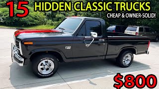 15 Classic Trucks For Sale By Owner – Cheap Garage Finds on Craigslist!