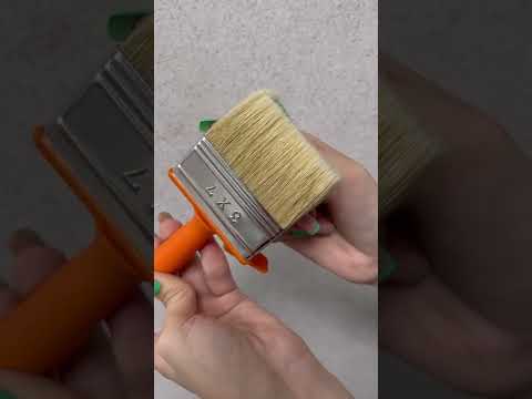 Кисть-макловица, светлая натуральная щетина, пластиковая ручка П065 ПЕТРОВИЧ