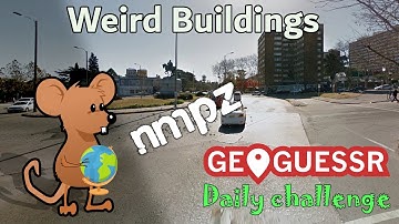 Geoguessr Daily Challenge - NMPZ - These Buildings Were A Bit Unusual And Weird For This Location.