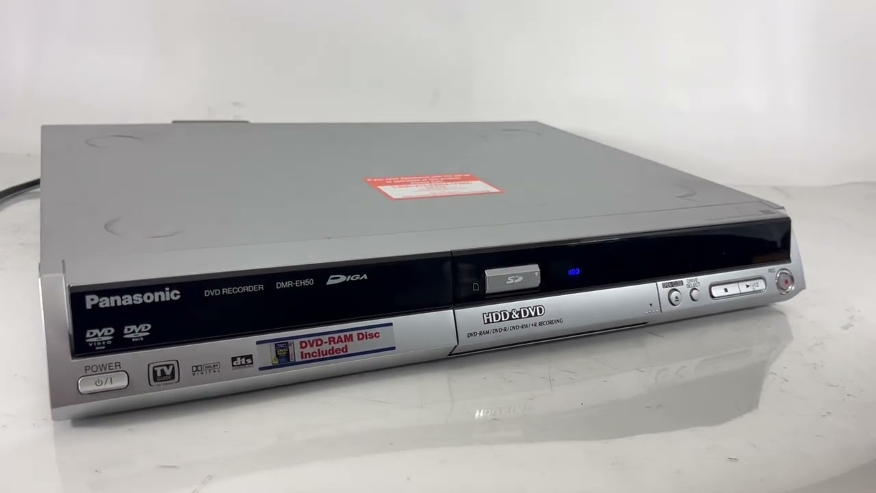 Panasonic DMR-EH50 HDD & DVD Player Recorder - YouTube