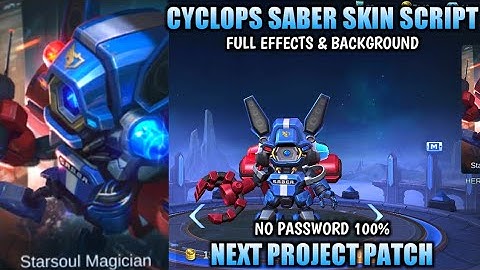 Cyclops New Revamp SABER (Explorer) Skin Script - No Password