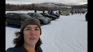 240SX Races On Ice!