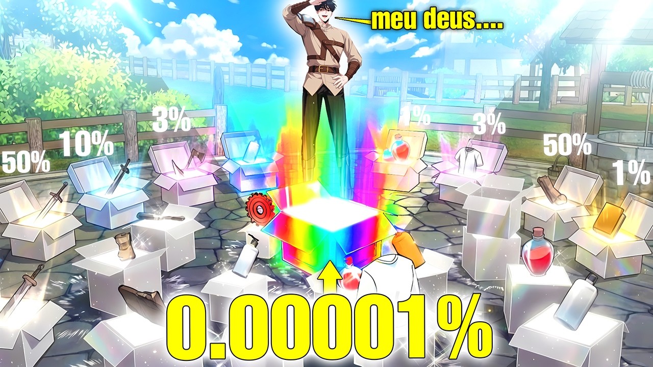 Em Mundo Que Depende De LOOT-BOX Ele é o Mais SORTUDO Que Existe! - Manhwa Recap