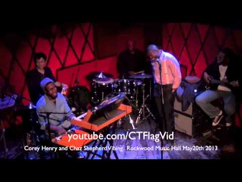 Chaz Shepherd and Corey Henry Vibing Rockwood Music Hall