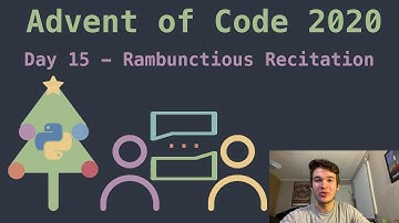 Advent of Code 2020 Day 15 - Rambunctious Recitation