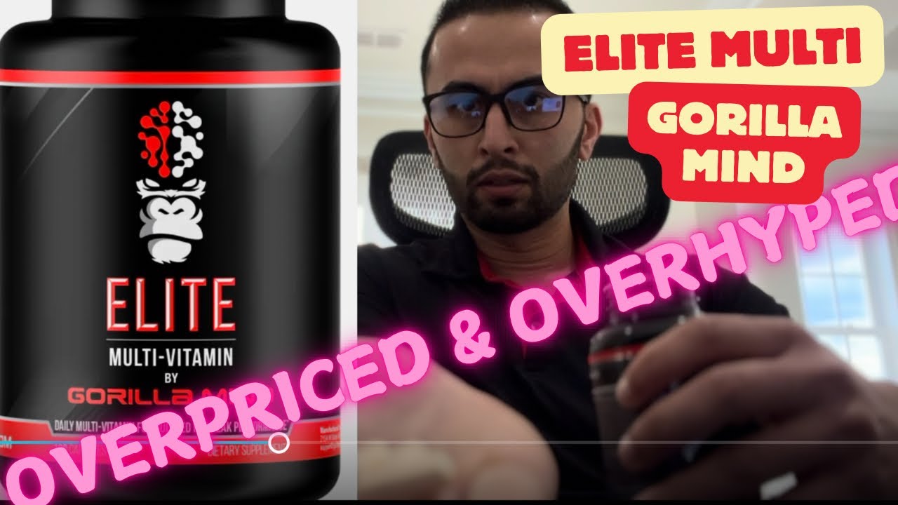 🤔 BEST FORMULATION OR OVERHYPED?! 🤓 Gorilla Mind Elite Multivitamin Review