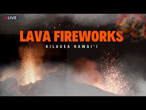 Fireworks Happening Inside Kilauea Hawaii