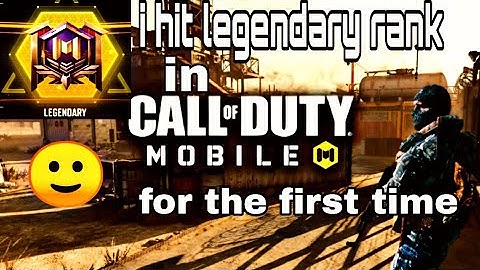 i hit legendary😮 rank in COD mobile for the 🙂 first time 💪