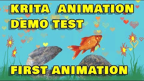 KRITA  ANIMATION ( Example | Demo | TEST |SHORT | First Animation | Video | Totally Insane Art)