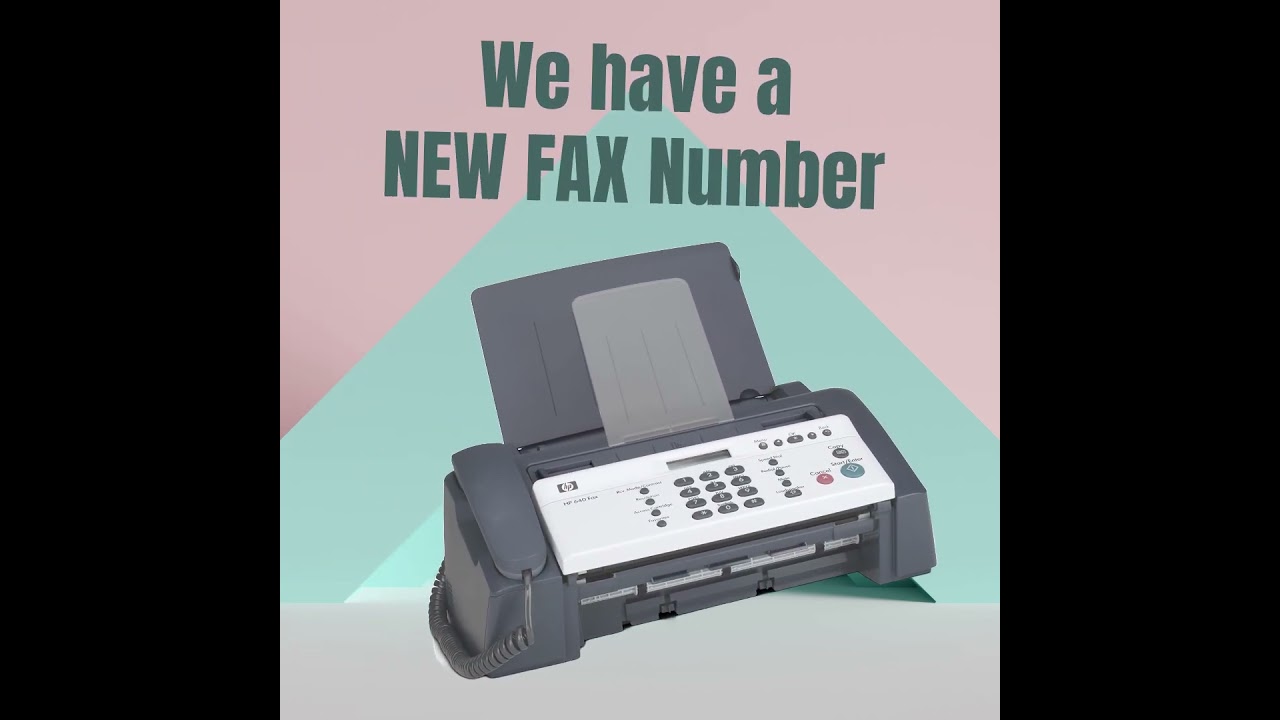 We have a NEW FAX Number