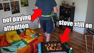 why I shouldn't cook while streaming.