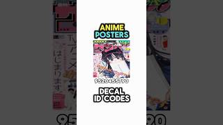 Roblox anime posters 4 u!💙 #roblox #bloxburg #royalehigh #berryave #brookhaven