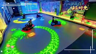 Projection Kart  Bumper Cars Meet Snake Game Fun аттракцион, где автодром встречает игру «Змейка»! screenshot 1