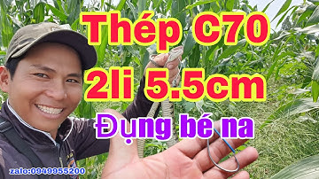 Test Lưỡi Câu thép C70 2li 5.5cm.@LeKhaiFishing