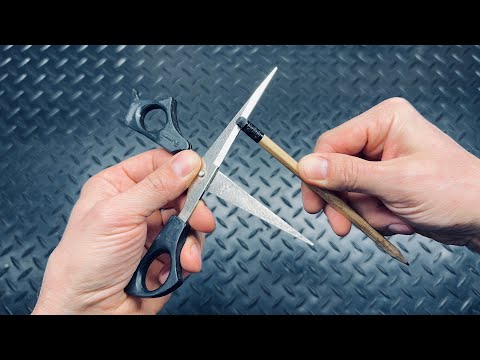 Scissors will cut like new! The best way to sharpen
