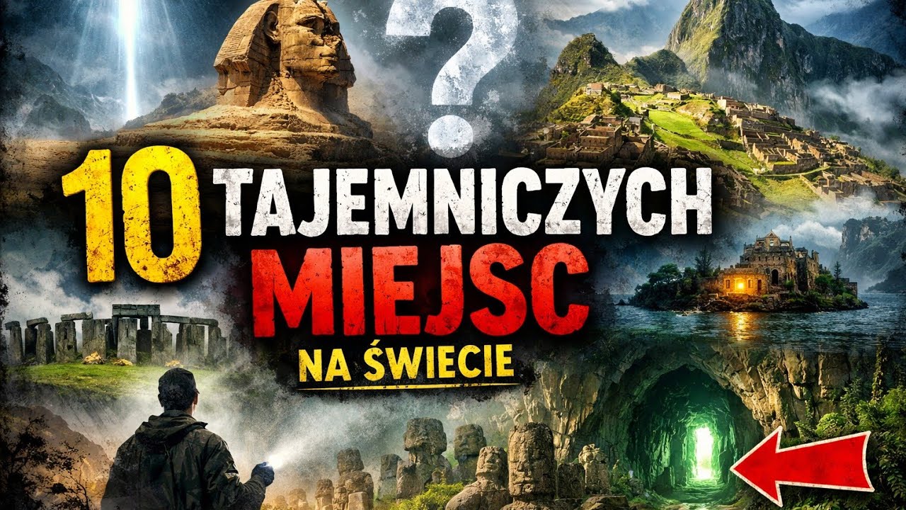 10 Najbardziej Tajemniczych Miejsc Na Świecie🌍