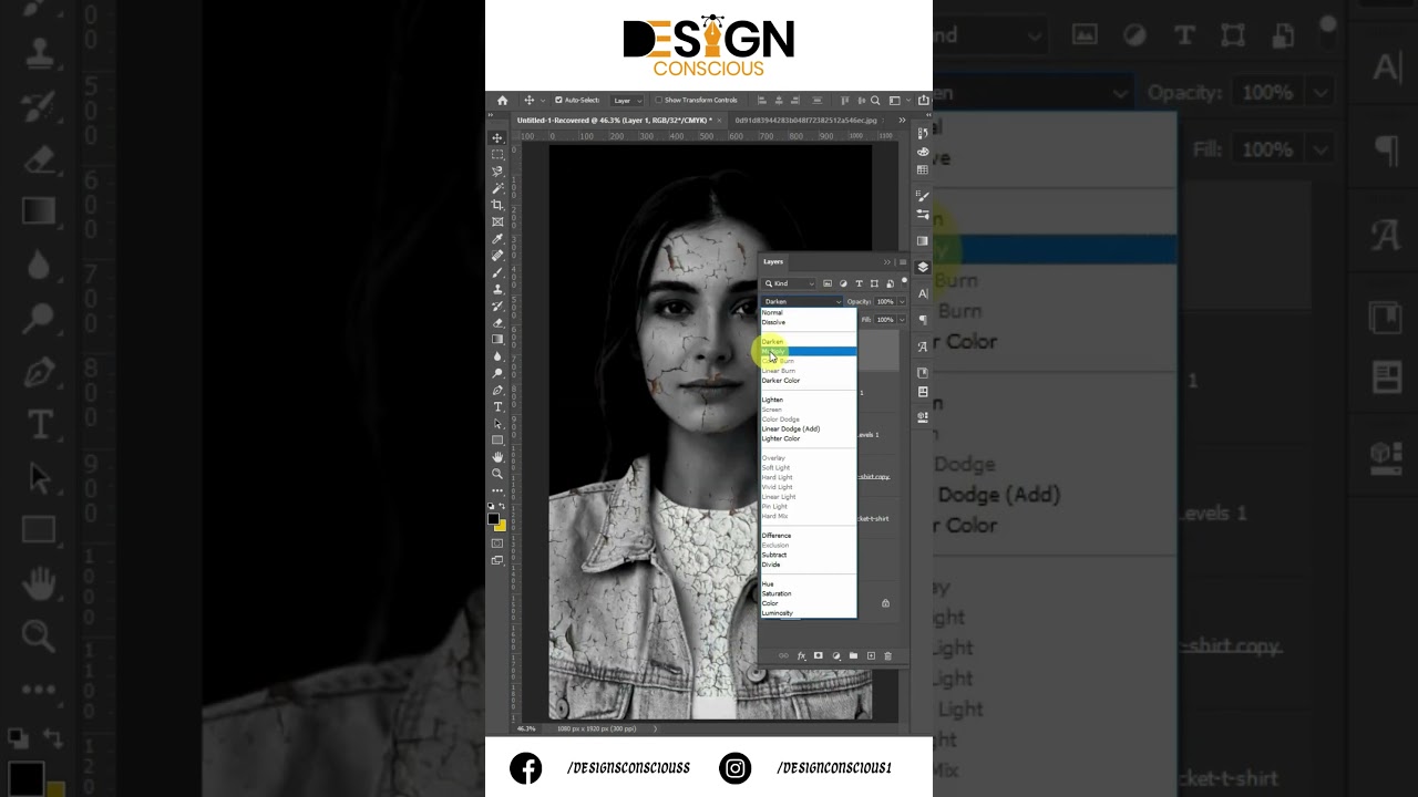 🔥 Cracked Skin Effect in Photoshop | Creative Photo Manipulation 