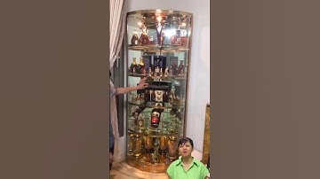 Thiết kế tủ rượu góc sang trọng hiện đại