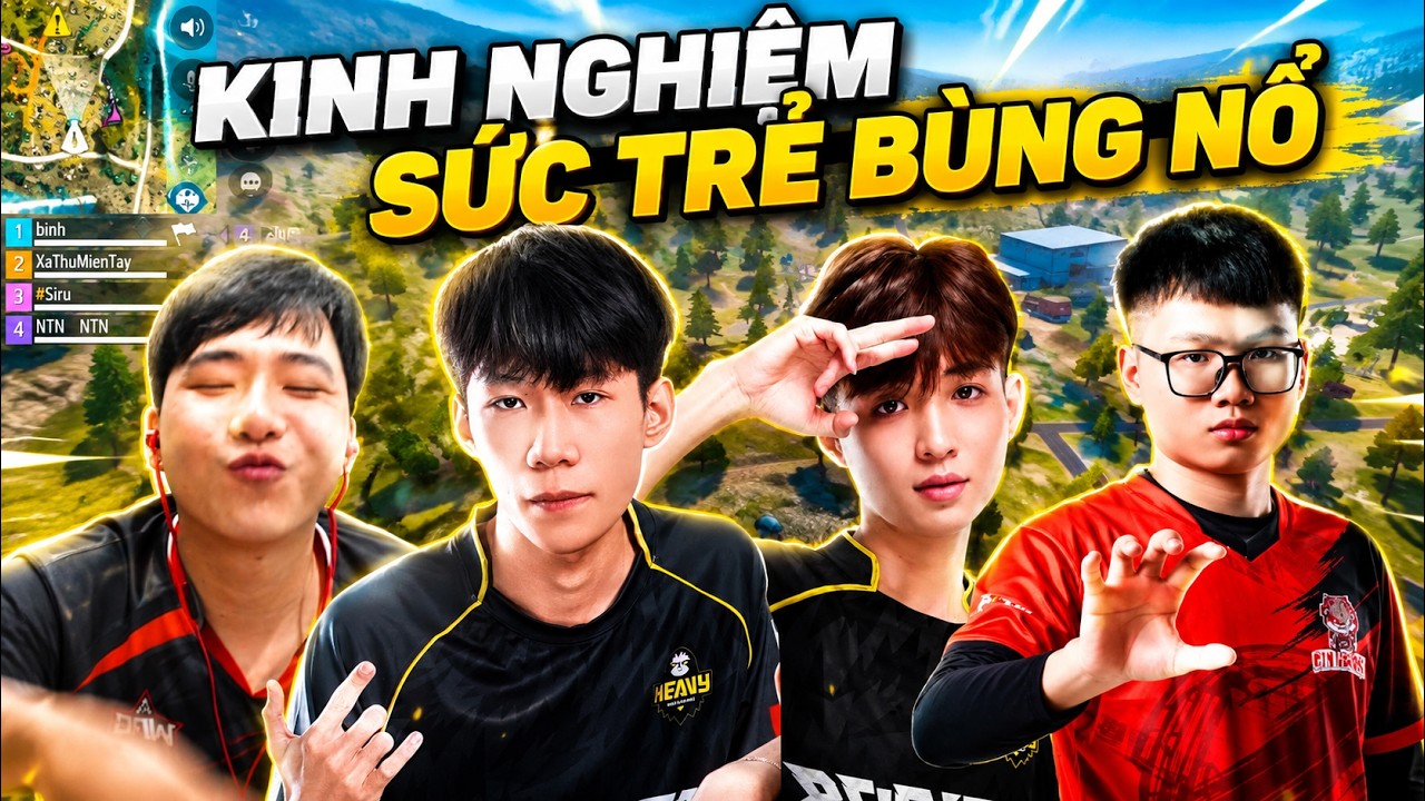 ĐỘI HÌNH KINH NGHIỆM SỨC TRẺ TẤU HÀI BẮN SCRIM PHỐI HỢP BÙNG NỔ