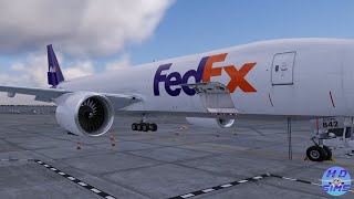 XP12.3.0 FF B772F Freighter FEDEX Ops VATSIM Event | KOAK-CYVR