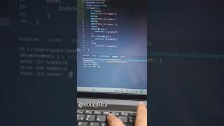 Print greatest number by taking 3 user inputs in C++.....#codingtutorial #coding #improveyourskills