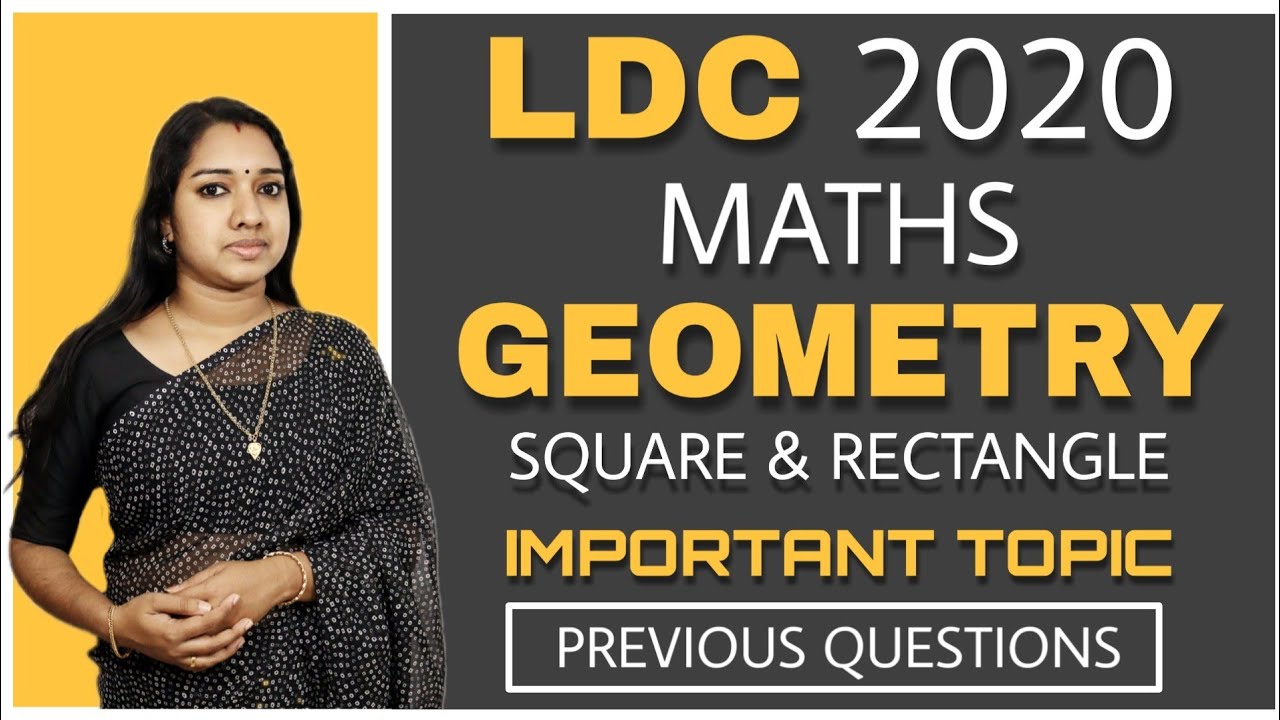 LDC 2020 Geometry Square & Rectangle Easy Method | PSC Maths Tips And Tricks Milestone PSC