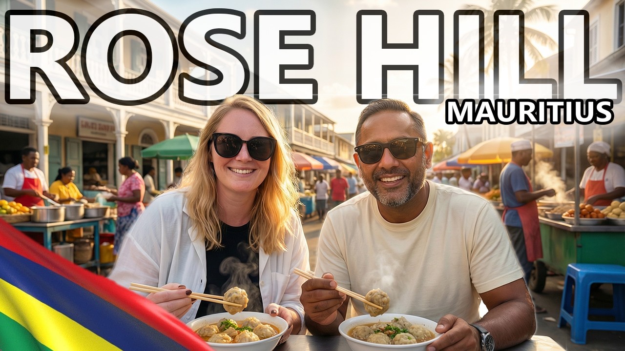 Walking Rose Hill, Mauritius 🇲🇺 | Street Food Boulette & Église Saint-Jean Visit