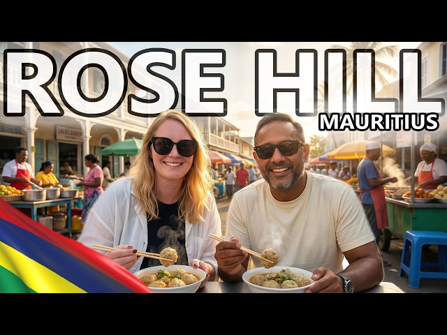 Travel vlog - Walking Rose Hill, Mauritius 🇲🇺 | Street Food Boulette & Église Saint-Jean Visit