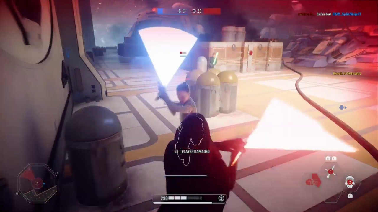 Furious killstreak of Kylo Ren! Heroes vs Villains Star Wars Battlefront 2 gameplay