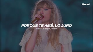 Taylor Swift - my tears ricochet (Español + Lyrics)