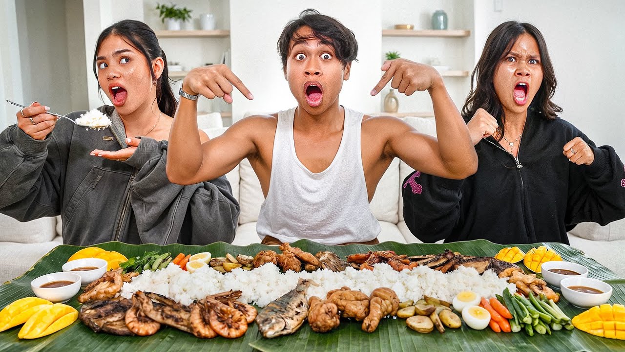 Мы проводим наш первый "Boodle Fight" с Заирой Изабель.