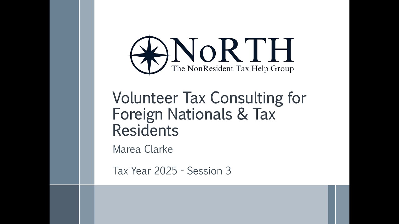 Tax Year 2025 Nonresident Training Session 3