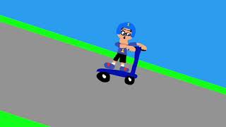 Jc Being A Runaway On His Scooter