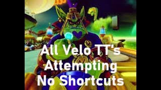 CTR:NF How I Beat All Velo Ghosts With The Least Shortcuts Possible!