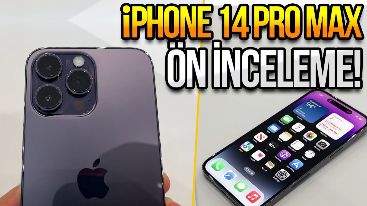 K*i様 iPhone14promax iPhone 14 Pro Max ön inceleme! Türkiye'de İlk! - YouTube