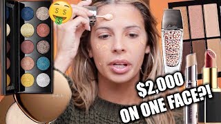 USING $2,000 WORTH OF MAKEUP IN ONE TUTORIAL