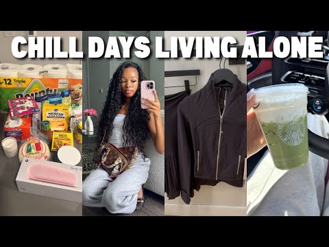 LIVING ALONE 🧘🏽‍♀️| i’m ready to move ! + movie date + shopping + cooking + lashes/pedicure