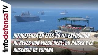 Infodefensa en Efes 26 (I): exposición al revés con fuego real, 50 países y la ausencia de España