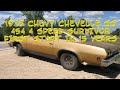 1973 Chevy Chevelle SS 454 Muncie 4 Speed. Barn Find, Matching Numbers, First Start, Big Block.